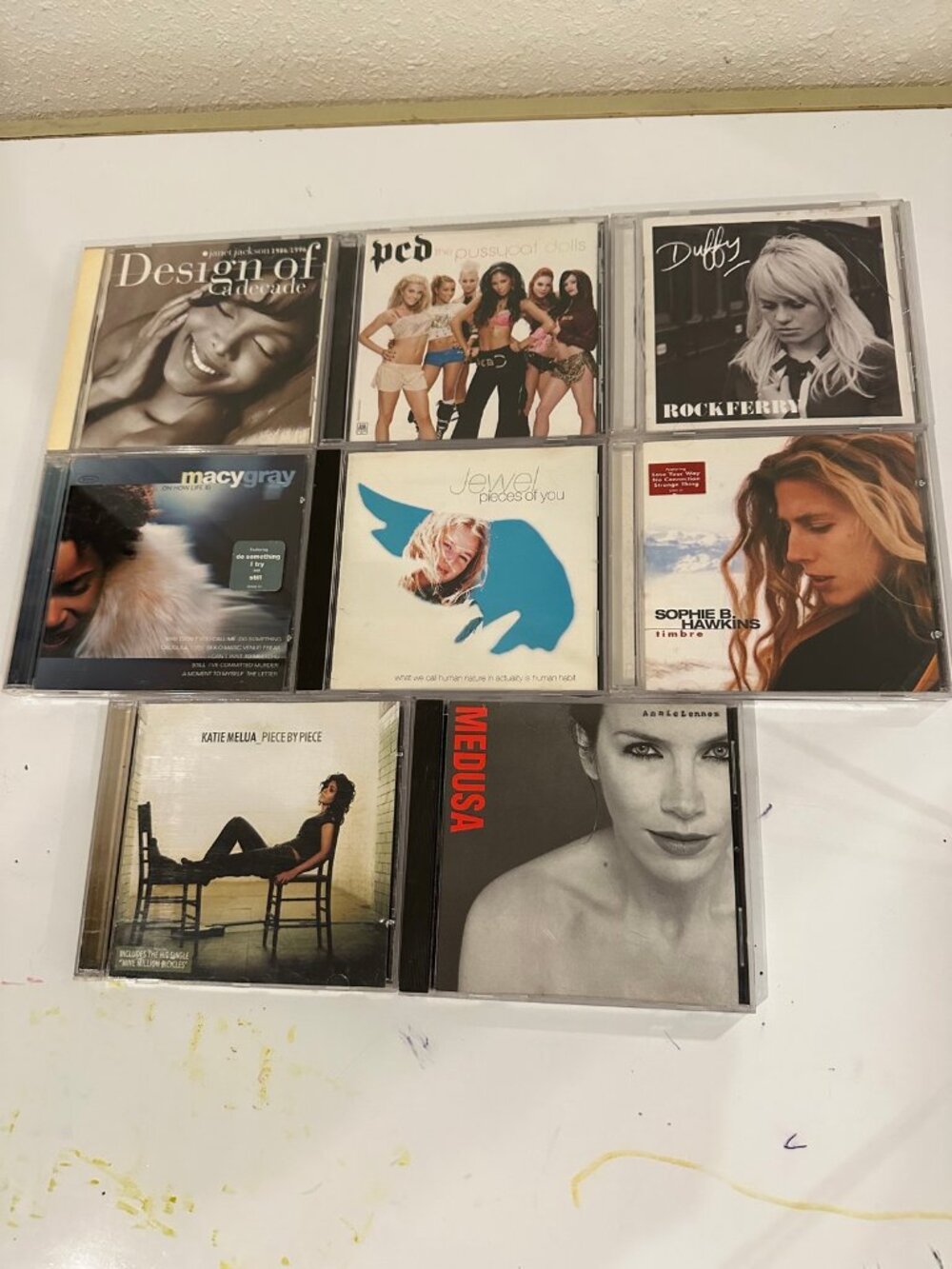 Pop Divas CD Lot of 8 Janet Jackson Annie Lennox Medusa Jewel Duffy Macy Gray